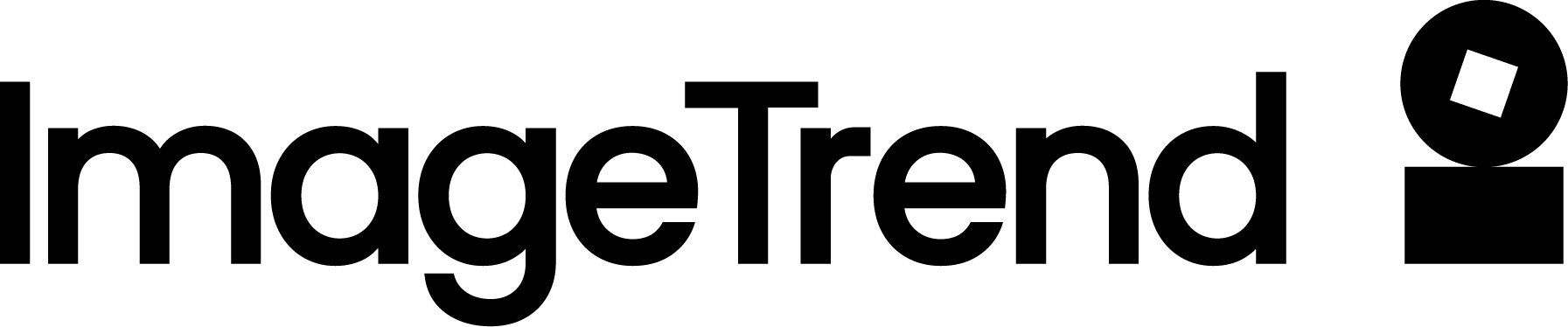 ImageTrend logo with the word "ImageTrend" in black text and a geometric symbol featuring a square inside a circle on the right.